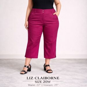 Liz Claiborn Plus Size Pink Pants  SC624-10